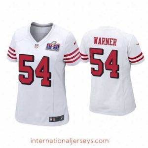 High quality San Francisco 49ers 54 Fred Warner White Throwback  Vapor Untouchable Limited Stitched Football 2024 Super Bowl LVIII Jersey