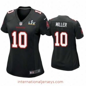 Exquisite Scotty Miller Buccaneers Black Super Bowl Lv Game Fashion Jersey