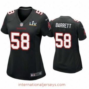 Deluxe Shaquil Barrett Buccaneers Black Super Bowl Lv Game Fashion Jersey