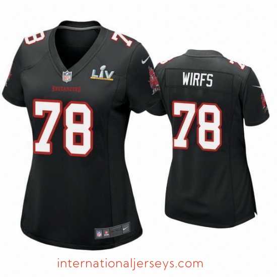 Exquisite Tristan Wirfs Buccaneers Black Super Bowl Lv Game Fashion Jersey