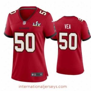 Exceptional Vita Vea Buccaneers Red Super Bowl Lv Game Jersey