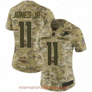 High quality Womens Nike Detroit Lions 11 Marvin Jones Jr Limited Camo 2018 Salute to Service NFL Jersey