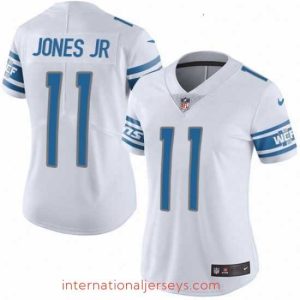 Outstanding Womens Nike Detroit Lions 11 Marvin Jones Jr Limited White Vapor Untouchable NFL Jersey