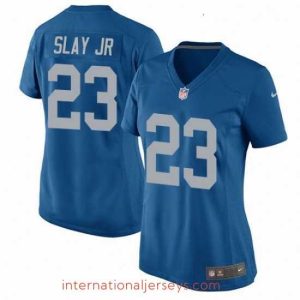 Top notch Womens Nike Detroit Lions 23 Darius Slay Jr Game Blue Alternate NFL Jersey