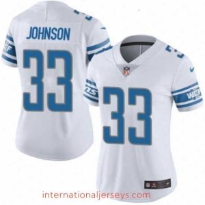 Exceptional Womens Nike Detroit Lions 33 Kerryon Johnson White Vapor Untouchable Elite Player NFL Jersey