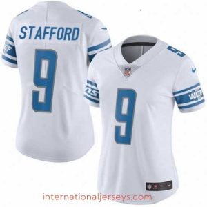 Outstanding Womens Nike Detroit Lions 9 Matthew Stafford Elite White NFL Jersey