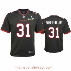 Superb Antoine Winfield Jr. Buccaneers Pewter Super Bowl Lv Game Jersey