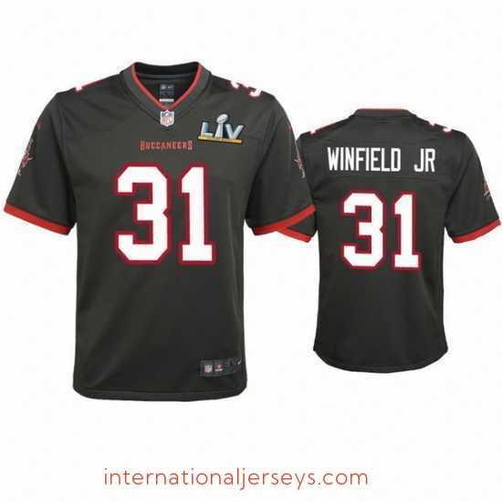 Superb Antoine Winfield Jr. Buccaneers Pewter Super Bowl Lv Game Jersey
