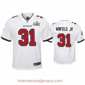 Top notch Antoine Winfield Jr. Buccaneers White Super Bowl Lv Game Jersey