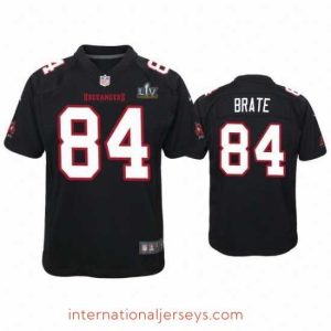 Finest Cameron Brate Buccaneers Black Super Bowl Lv Game Fashion Jersey