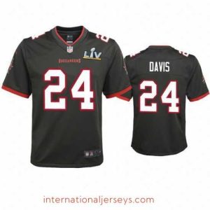 Deluxe Carlton Davis Buccaneers Pewter Super Bowl Lv Game Jersey