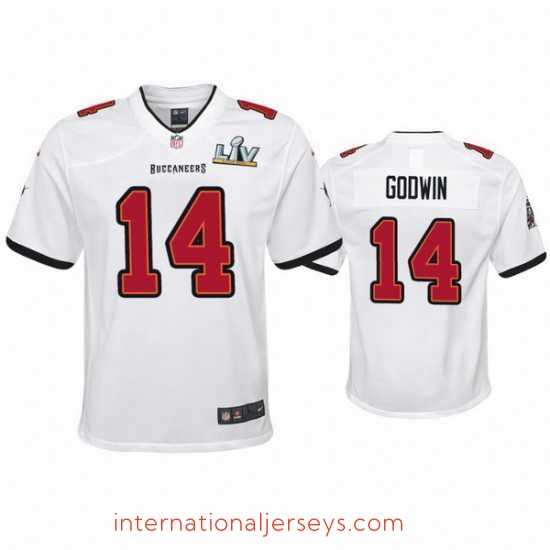Deluxe Chris Godwin Buccaneers White Super Bowl Lv Game Jersey