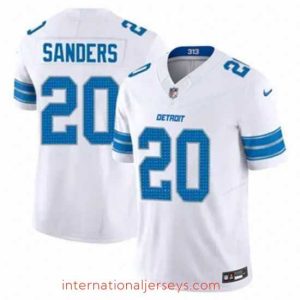 Superior Detroit Lions 20 Barry Sanders White 2nd Alternate Stitched Jersey