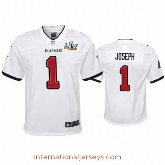 Deluxe Greg Joseph Buccaneers White Super Bowl Lv Game Jersey