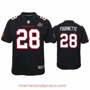 Superior Leonard Fournette Buccaneers Black Super Bowl Lv Game Fashion Jersey