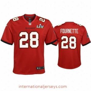 Finest Leonard Fournette Buccaneers Red Super Bowl Lv Game Jersey