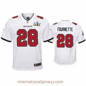 Superior Leonard Fournette Buccaneers White Super Bowl Lv Game Jersey