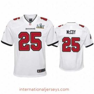 Exceptional Lesean Mccoy Buccaneers White Super Bowl Lv Game Jersey