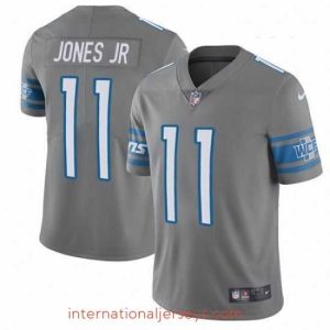 High quality Nike Detroit Lions 11 Marvin Jones Jr Limited Steel Rush Vapor Untouchable NFL Jersey