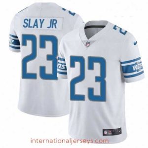Finest Nike Detroit Lions 23 Darius Slay Jr White Vapor Untouchable Limited Player NFL Jersey