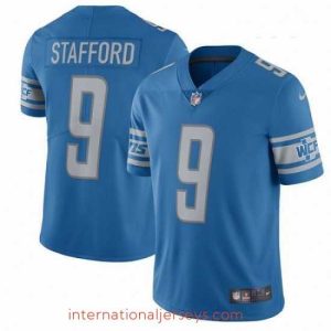 Exceptional Nike Detroit Lions 9 Matthew Stafford Elite Light Blue Team Color NFL Jersey