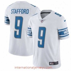 Top notch Nike Detroit Lions 9 Matthew Stafford Limited White Vapor Untouchable NFL Jersey