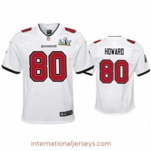 Premium O.J. Howard Buccaneers White Super Bowl Lv Game Jersey