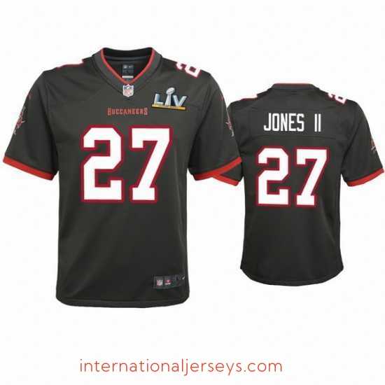 Exquisite Ronald Jones Ii Buccaneers Pewter Super Bowl Lv Game Jersey