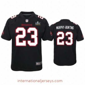 Premium Sean Murphy Bunting Buccaneers Black Super Bowl Lv Game Fashion Jersey