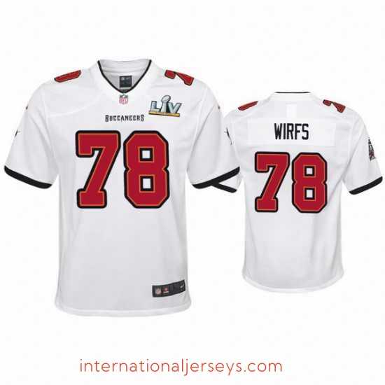 Outstanding Tristan Wirfs Buccaneers White Super Bowl Lv Game Jersey