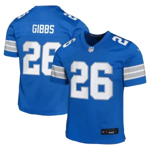 Marvelous Jahmyr Gibbs Detroit Lions Nike Youth Team Player Game Jersey