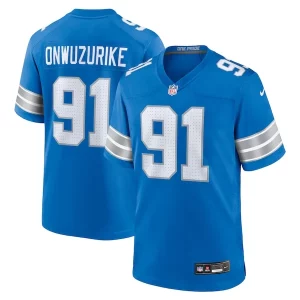 Superb Levi Onwuzurike Detroit Lions Nike Team Game Jersey
