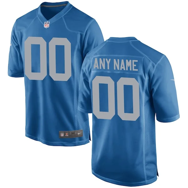Premium Detroit Lions Nike Throwback Custom Game Jersey