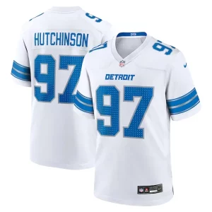 Gorgeous Aidan Hutchinson Detroit Lions Nike Game Jersey
