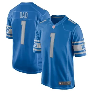 Exquisite Number 1 Dad Detroit Lions Nike Game Jersey