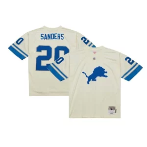 Finest Barry Sanders Detroit Lions Chainstitch Legacy Jersey