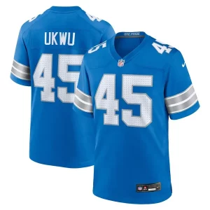 Finest Isaac Ukwu Detroit Lions Nike Game Jersey