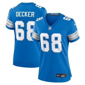 Marvelous Taylor Decker Detroit Lions Nike Women's Team Game Jersey
