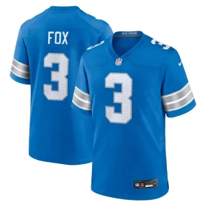 Gorgeous Jack Fox Detroit Lions Nike Team Game Jersey