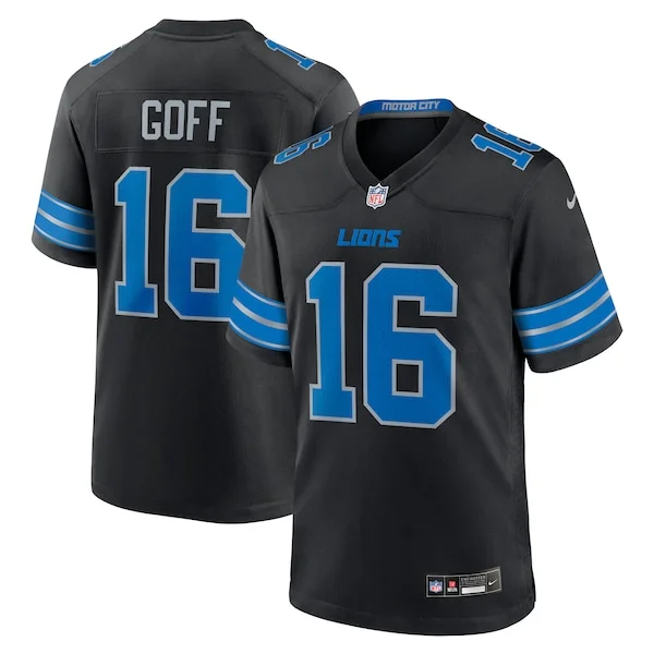 Exquisite Jared Goff Detroit Lions Nike 2nd Alternate Game Jersey