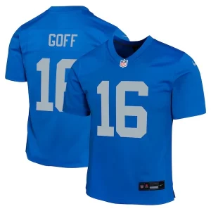 Exquisite Jared Goff Detroit Lions Nike Youth Alternate Game Jersey