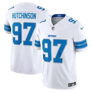 Finest Aidan Hutchinson Detroit Lions Nike Vapor F.U.S.E. Limited Jersey