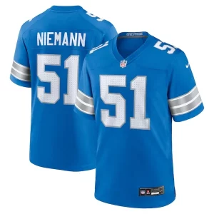 Gorgeous Ben Niemann Detroit Lions Nike Team Game Jersey