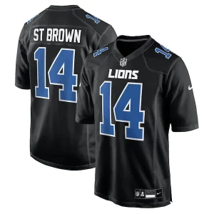 Luxurious Amon-Ra St. Brown Detroit Lions Nike Carbon Fashion Jersey
