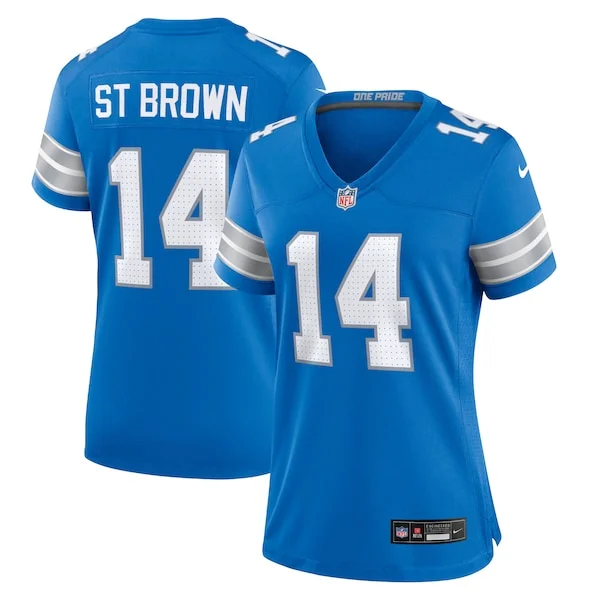 Superb Amon-Ra St. Brown Detroit Lions Nike Women's Team Game Jersey