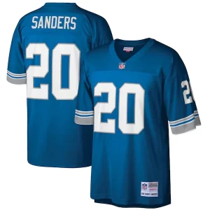 Luxurious Barry Sanders Detroit Lions Big & Tall 1996 Retired Player Replica Jersey