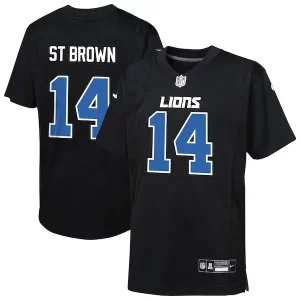 Luxurious Amon-Ra St. Brown Detroit Lions Nike Youth Fashion Game Jersey