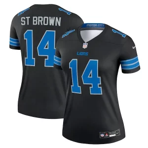 Finest Amon-Ra St. Brown Detroit Lions Nike Women's Legend Jersey