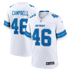 Superb Jack Campbell Detroit Lions Nike White Game Jersey