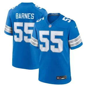 Exceptional Derrick Barnes Detroit Lions Nike Team Game Jersey